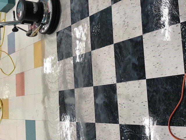 VCT TILE STRIPPING